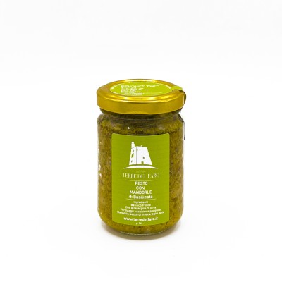 Pesto di basilico con mandorle di Basilicata