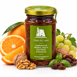 Marmellata di Arance, noci e uva passa