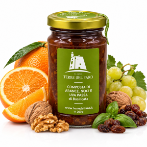 Marmellata di Arance, noci e uva passa